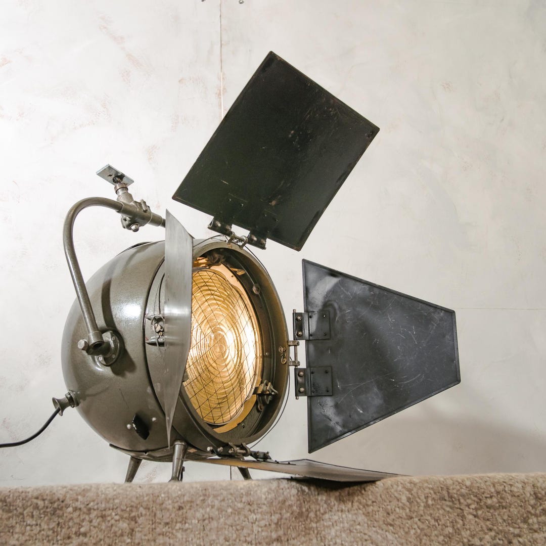 Vintage 1950s Mole Richardson Sputnik Film Spotlight Model 612