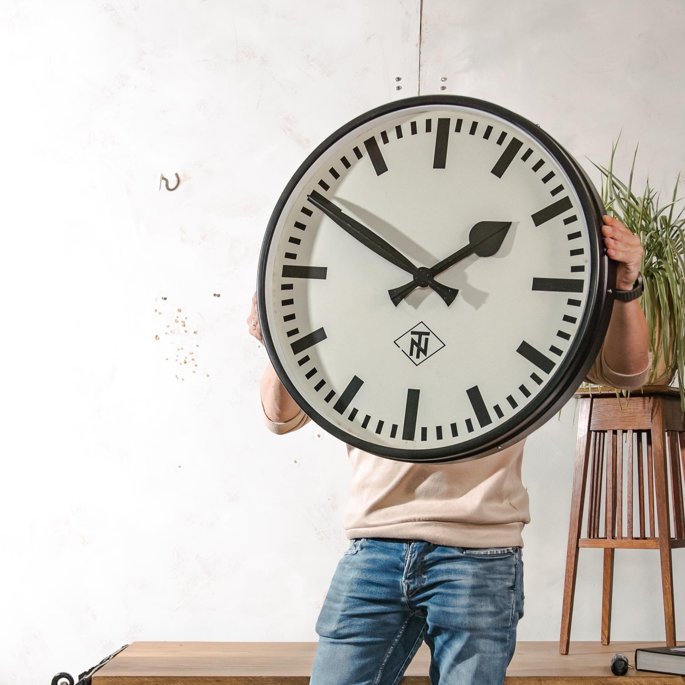 German Railway Clock - Etsy