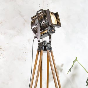 Vintage ARRI 1950s Film Spotlight Floor Lamp, Hollywood Style