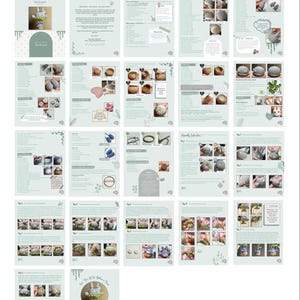May include: A 22-page digital file with instructions for a craft project. The pages are light green with illustrations and text. The title is "Totoro Alpha Pattern". The file is available to download instantly after purchase.