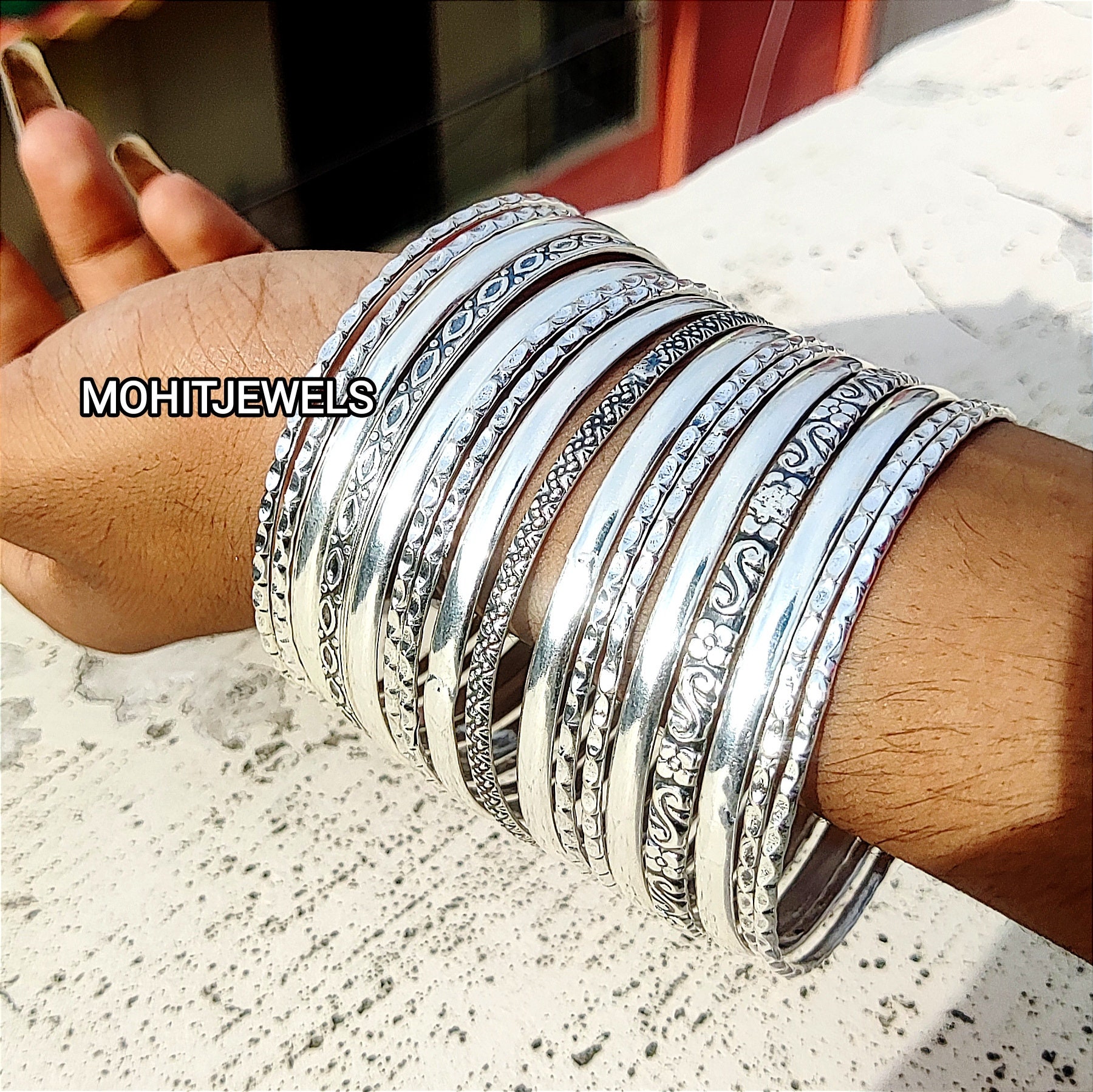Latest silver bangles deals