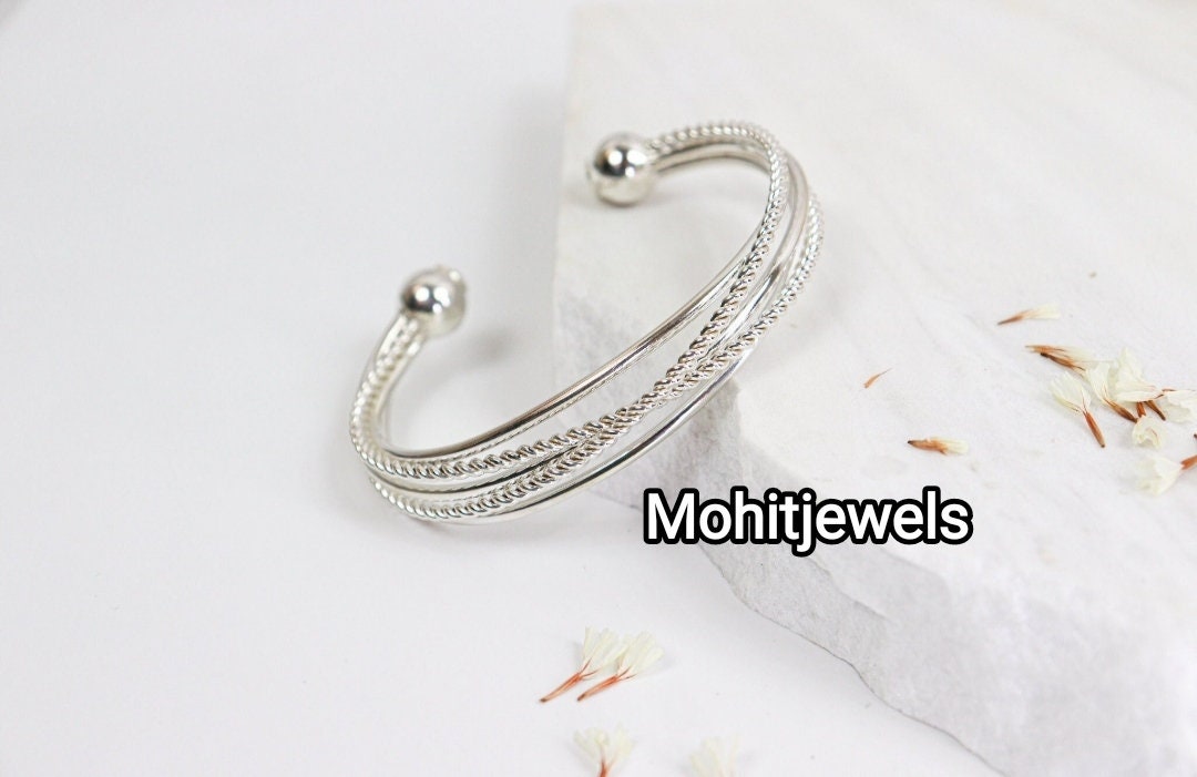 Five Strand Bangle 2 Twist Band Strand 3 Simple Strands Etsy