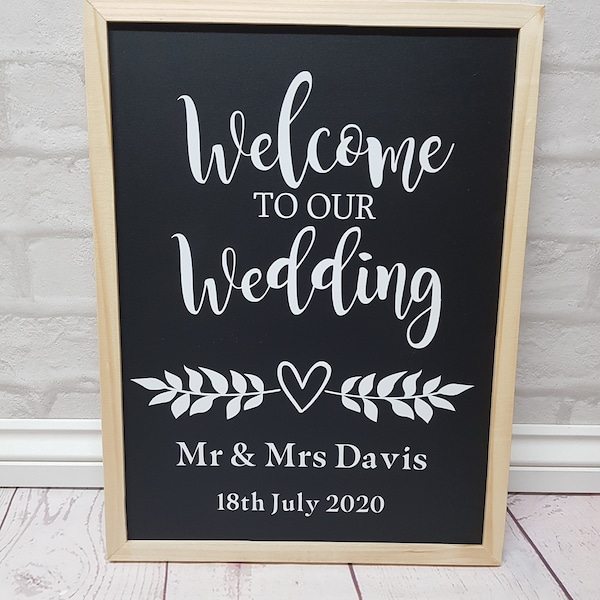 Wedding Chalkboard Etsy UK