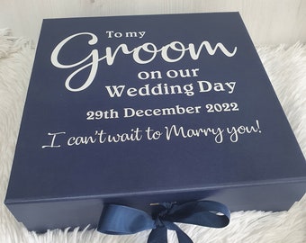 Personalised Wedding Gift box/Groom gift box/Bride gift box/Bridesmaid/Best Man/Flower Girl/Page boy gift box/Wedding memories gift Box