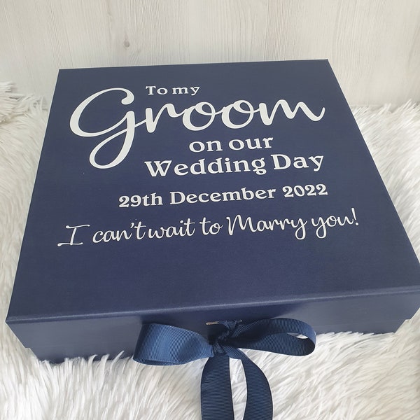 Personalised Wedding Gift box/Groom gift box/Bride gift box/Bridesmaid/Best Man/Flower Girl/Page boy gift box/Wedding memories gift Box