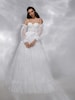 Wedding Dress Embroidered Off Shoulder Long Sleeves With Straps “Rebeka” Bridal Gowns & Separates Bride Fashion Handmade Weddings 