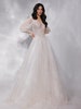 Embroidered Wedding Dress Long Puff Tulle Sleeves “Inide” Bridal Gowns & Separates Bride Fashion Handmade Weddings 