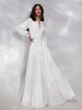 Wedding Dress Puff Sleeves Minimalist style “Ema” Bridal Gowns & Separates Bride Fashion Handmade Weddings 