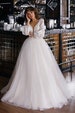 Wedding Gown Long Lace Sleeves “Adele” Bridal Gowns & Separates Bride Fashion Handmade Weddings 