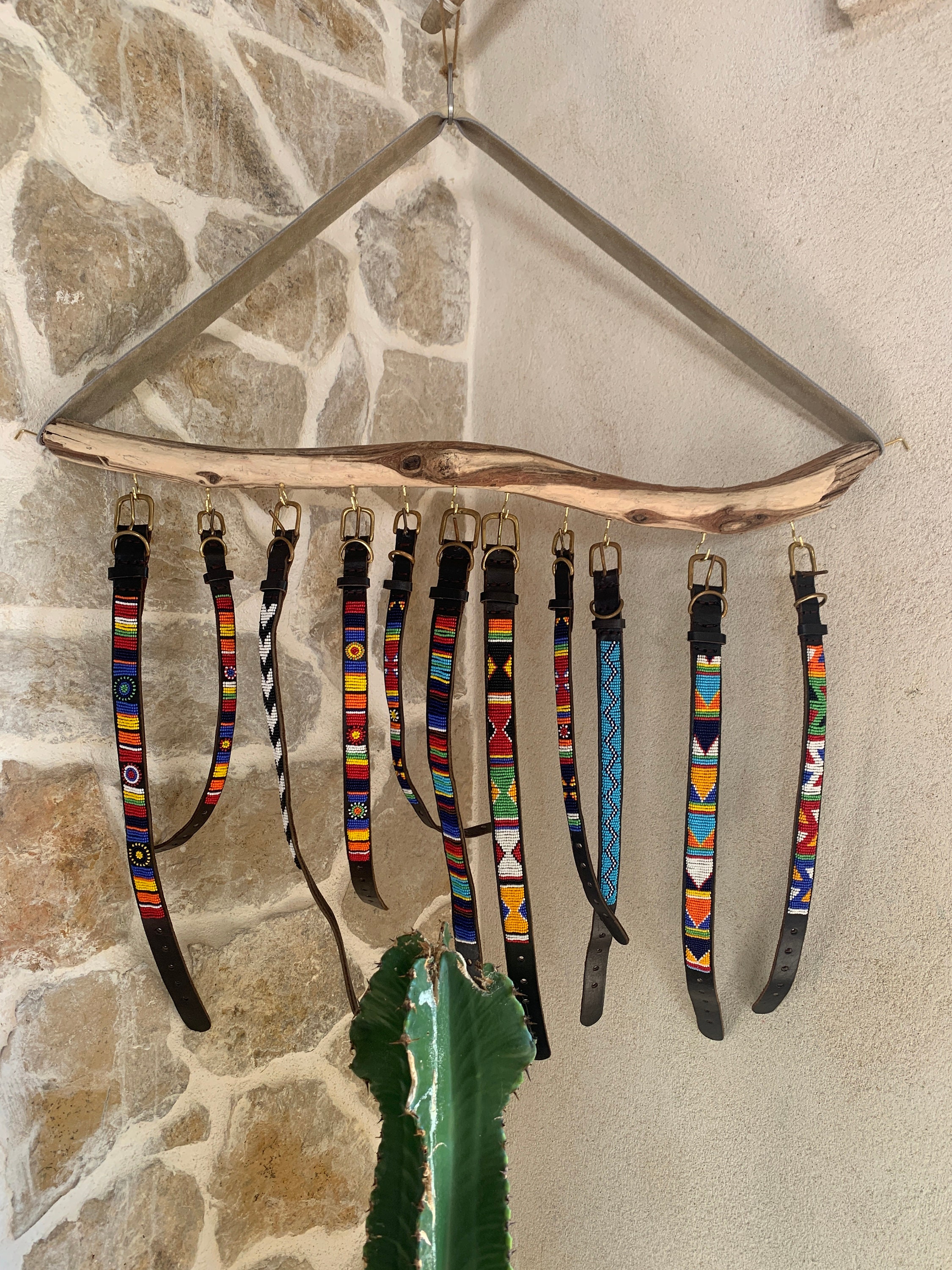 Collier Pour Chien en Perles - Collier Africain Multicolore.