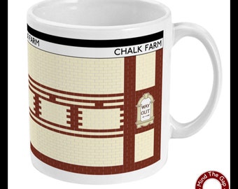 Chalk Farm Mug London Tube Undergroung Northern Line