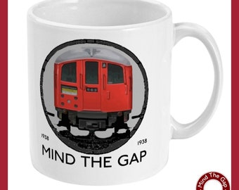 London Tube Underground Train Ceramic Mug - 1938 Stock - Mind The Gap