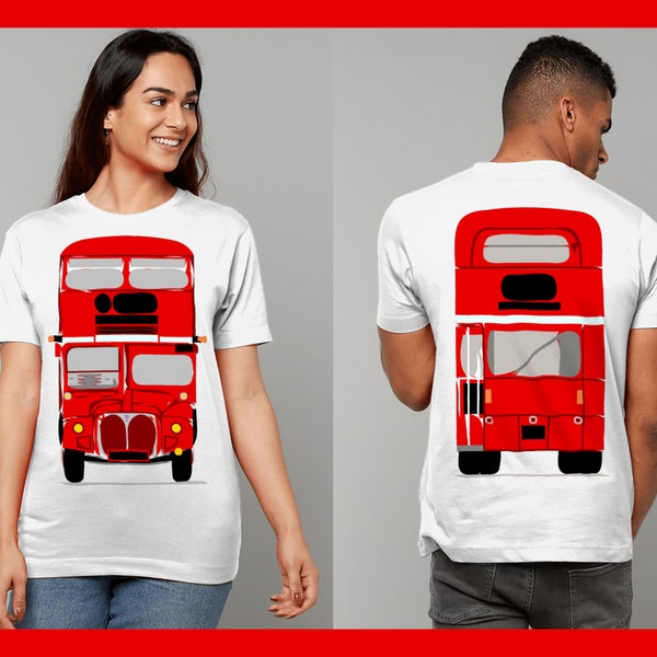 London Routemaster Bus Gildan Heavy Cotton T-Shirt