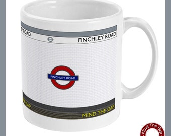 Finchley Road Jubilee Line London Underground Tube Station Mug