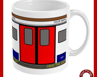 2009 Lager Londondon Untergrund Tube Becher personalisiert
