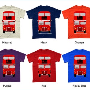 London Routemaster Bus Gildan Heavy Cotton T-Shirt image 8