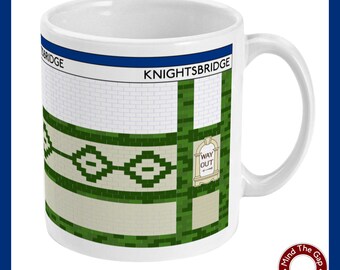 Knightsbride London U-Bahn Tube Becher