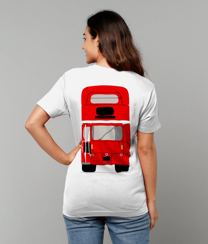 London Routemaster Bus Gildan Heavy Cotton T-Shirt image 4