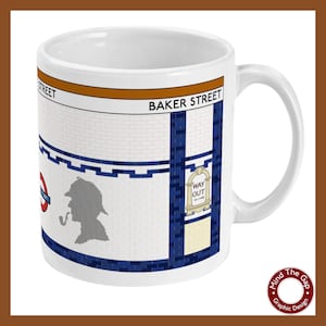 Baker Street Mug London Tube Underground Bakerloo Line