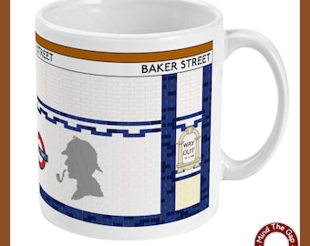 Baker Street Mug London Tube Underground Bakerloo Line