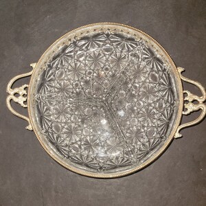 Lovely 3 sectional condiment tray