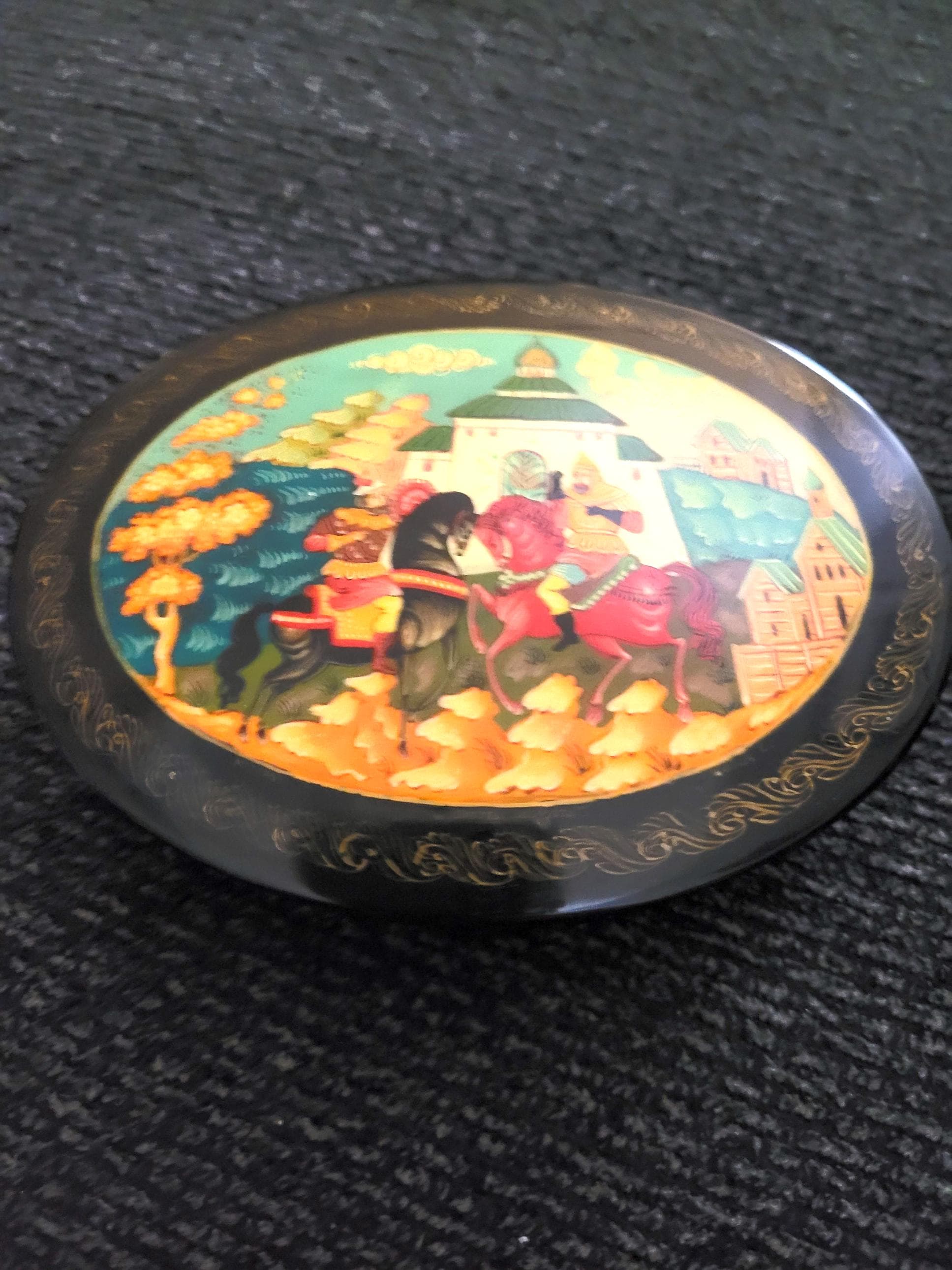 A Russian trinket box