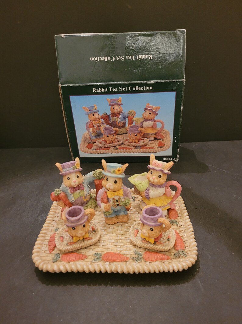 Rabbit Tea Set Etsy