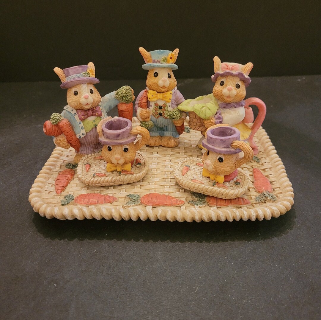 Rabbit Tea Set Etsy
