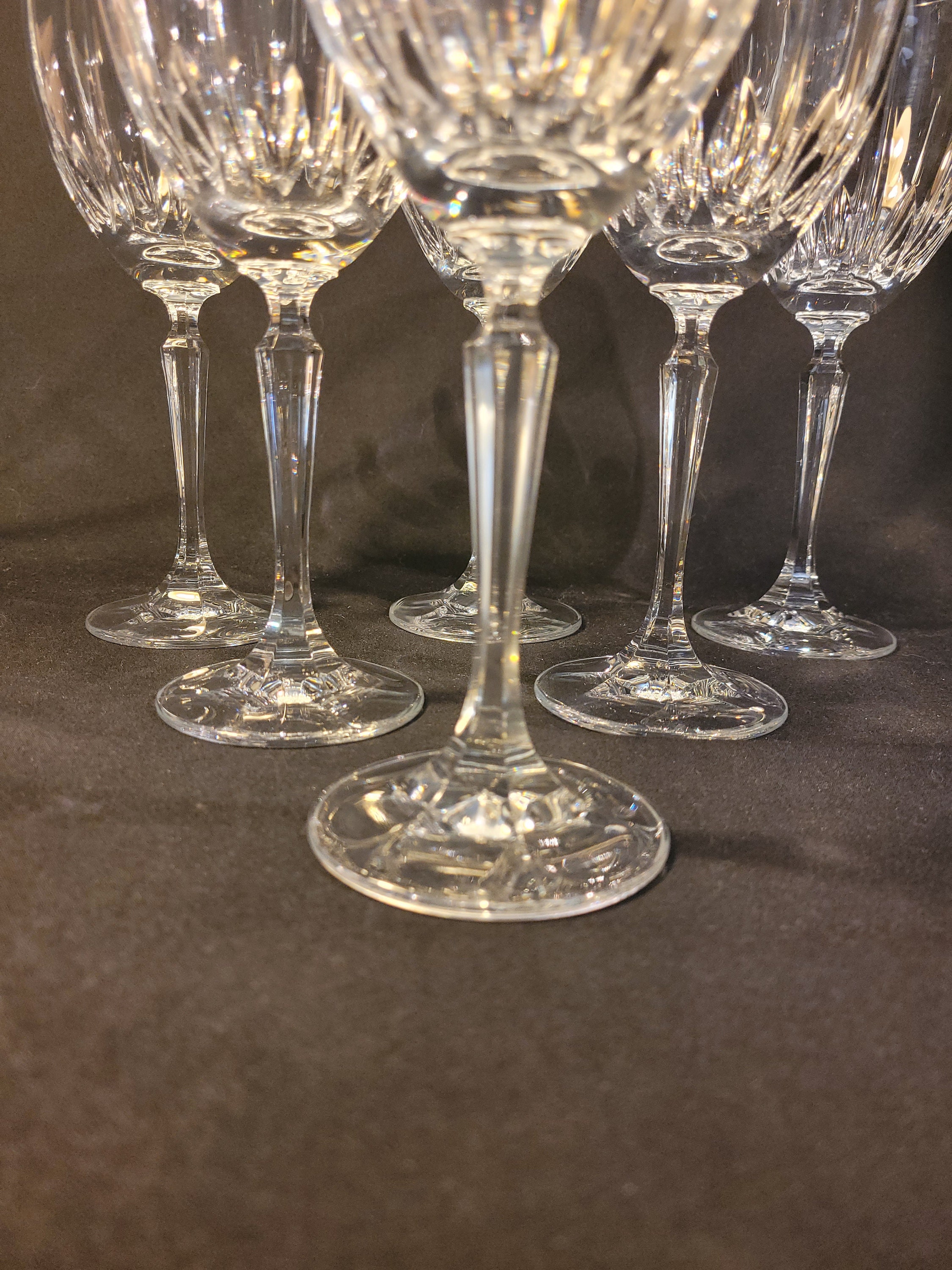 Crystal Clear Champion Tulip Wine Glasses Set Of 6 - WallMantra