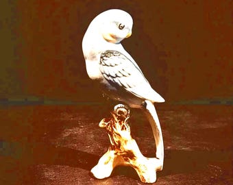 Japanische Vintage blaue Vogelfigur