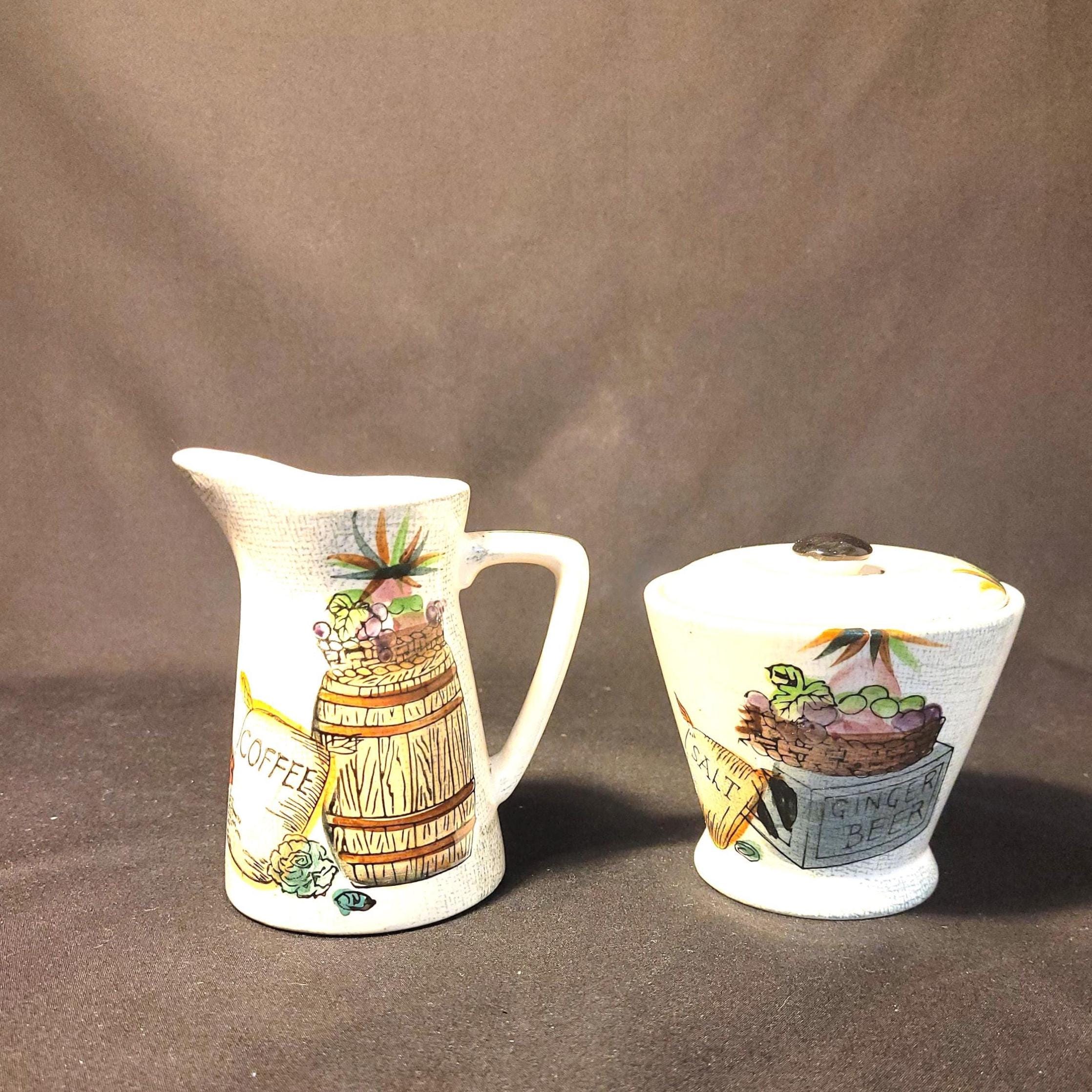 Nasco Delcoronado Creamer Sugar Bowl Set - Etsy