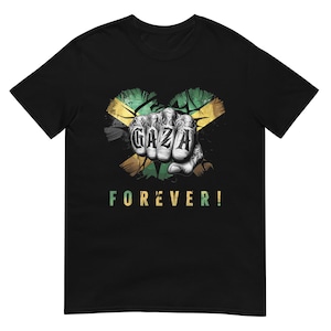Gaza Forever Jamaicaanse vlag Dancehall Vybz-fans heren, dames-T-shirt