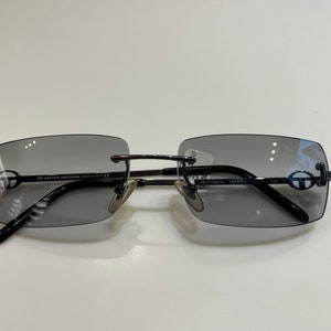 Sergio Tacchini rimless sunglasses 1125S/T8736V new old stock with orginal case