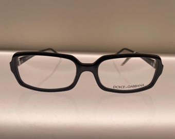 Vintage Dolce Gabbana eyeglasses DG3011-B 501 54-17 new old stock with original case