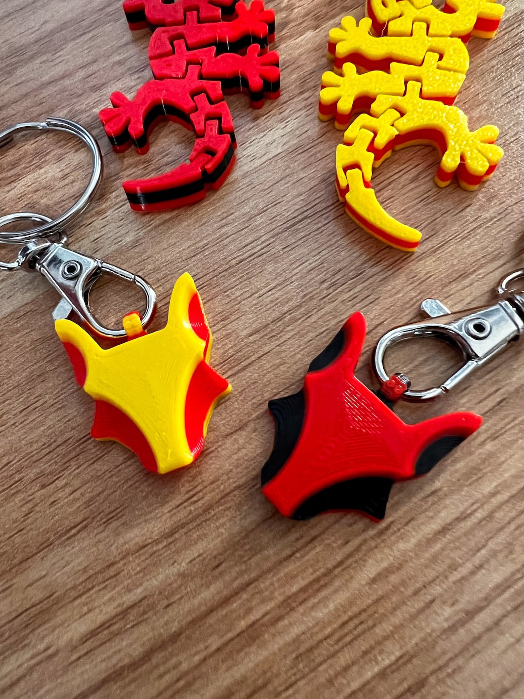 Fox Key Ring - 3d Printed Keychain - Minimalist Fox - Etsy