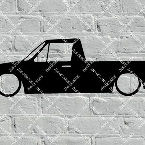 VW CADDY MK1 DXF svg vector file for laser cut, print, vinyl, drawing.