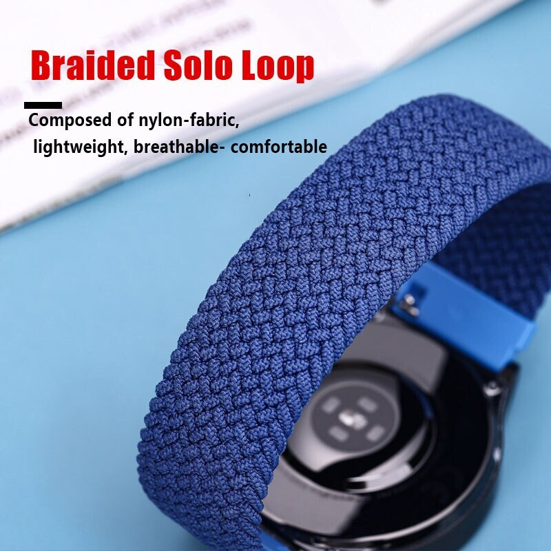 Braided Strap For Samsung Galaxy Watch 5 4 Classic 40mm 44mm Etsy