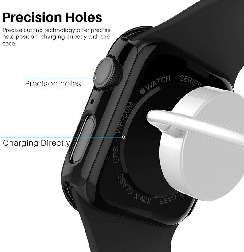 Case Screen Protector for Apple Watch Series 7 Protective Etsy