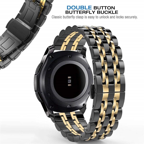 Samsung Galaxy Watch Bracelet en acier inoxydable Galaxy Watch 5 Pro Watch 4 Watch 4 Classic 40mm 44mm 45mm Active Active2 Samsung Gear Sport S2 S3