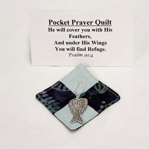 Under His Wings Pocket Prayer Quilt