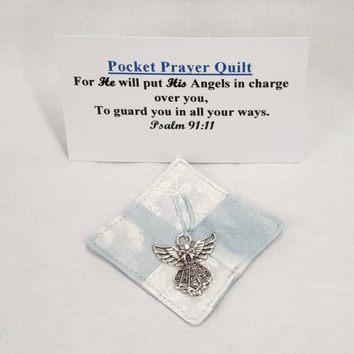 Pocket Prayer Quilt © COPYRIGHTED Poem Micro Mini Quilt Square Etsy