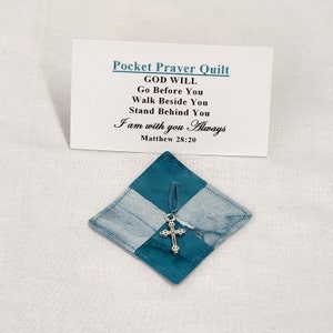With You Always Pocket Prayer Quilt