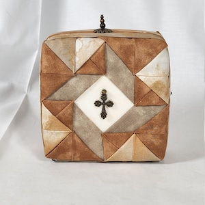 4&quot; Cross Quilt Block Ornament