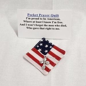 Proud to be an American Pocket Prayer Quilt