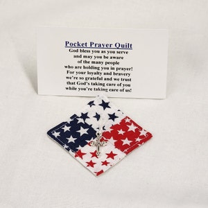Currently Serving in the Military Pocket Prayer Quilt