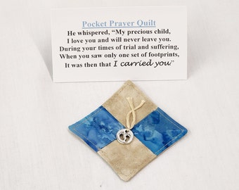 Pocket Prayer Quilt Footprints