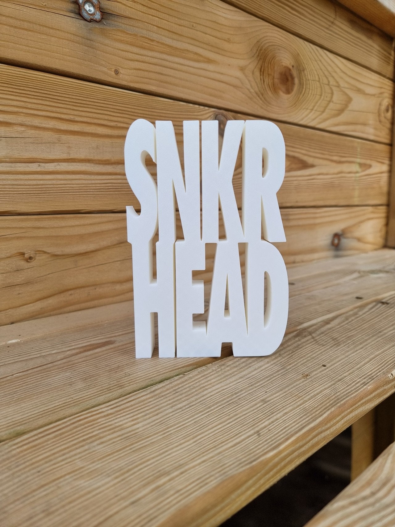 SNKR HEAD | Sneakerhead Gift | Custom Sneaker Art | Hypebeast Decor | Desk Decor | Got 'Em Office Decor, Desk Accessory
