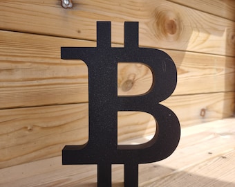 Bitcoin Decor - Crypto Decor - Trader&#39;s Room Accent - Bitcoin Collector&#39;s Figure - Crypto Art Piece - Bitcoin Enthusiast Gift - Home Decor