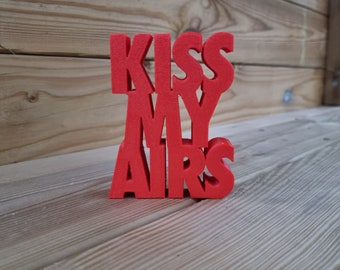Kiss My Airs Sneakerhead Gift | Custom Sneaker Art | Hypebeast Decor | Desk Decor | Office Decor, Desk Accessory