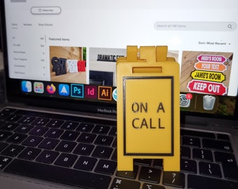 On A Call Mini Floor Sign - Customizable Colors & Text - 3 Different Sizes Available